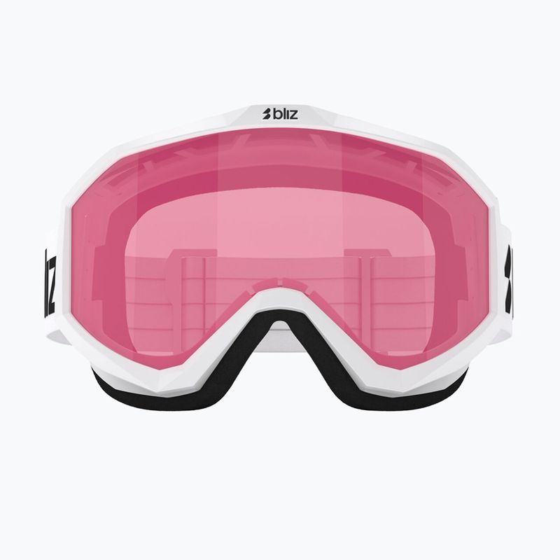 Ochelari de schi pentru copii Bliz Liner Jr matte white/pink 6