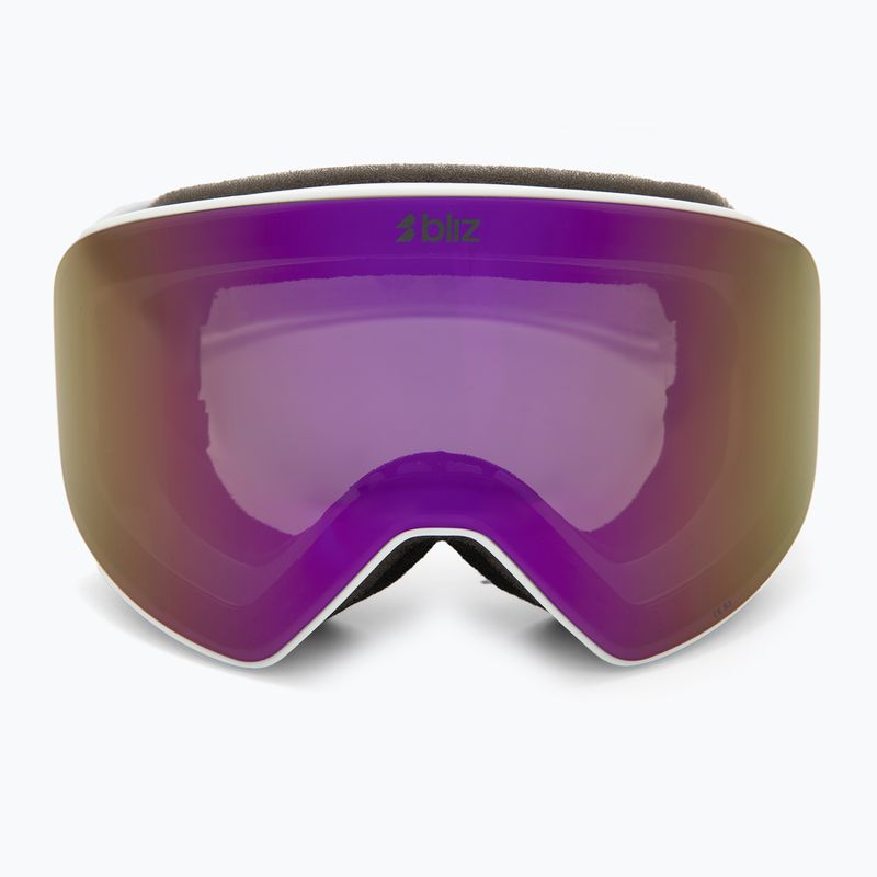 Ochelari de schi Bliz Flow matte white/smoke/pink 2