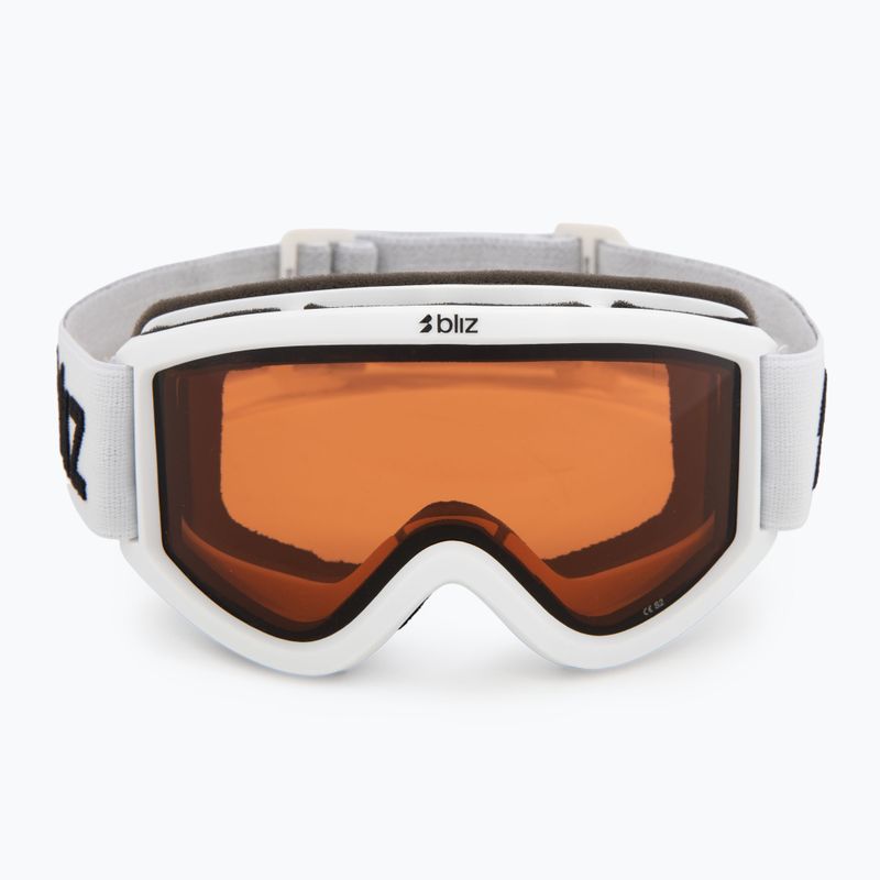 Ochelari de schi pentru copii Bliz Pixie Jr matte white/orange 2