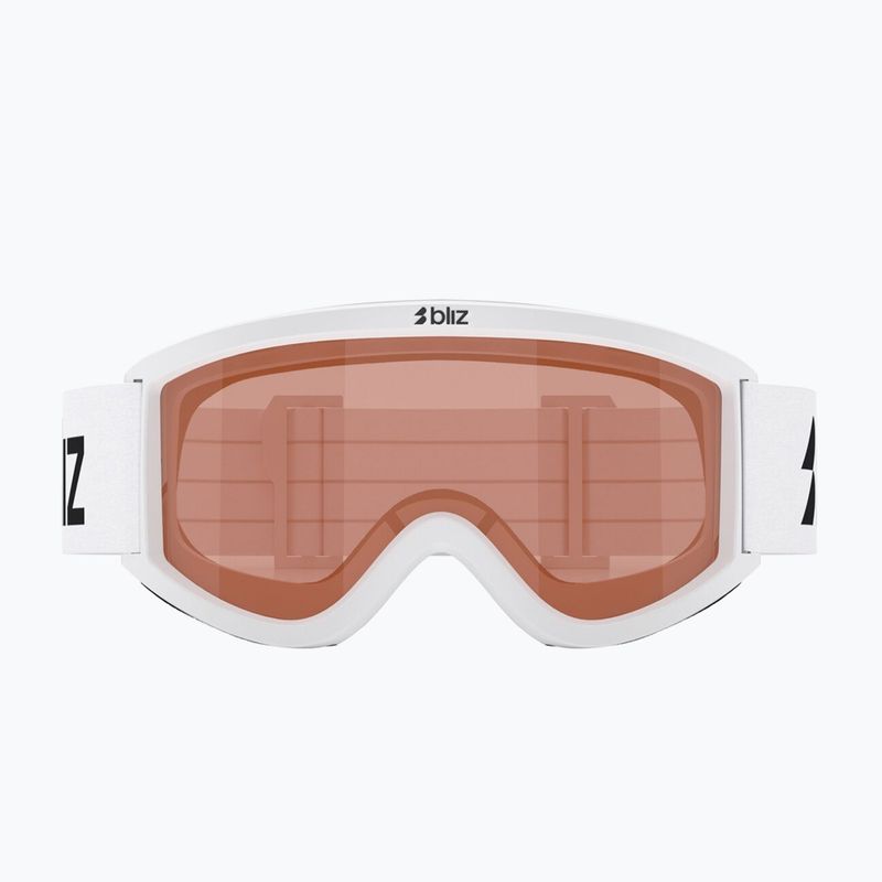 Ochelari de schi pentru copii Bliz Pixie Jr matte white/orange 2
