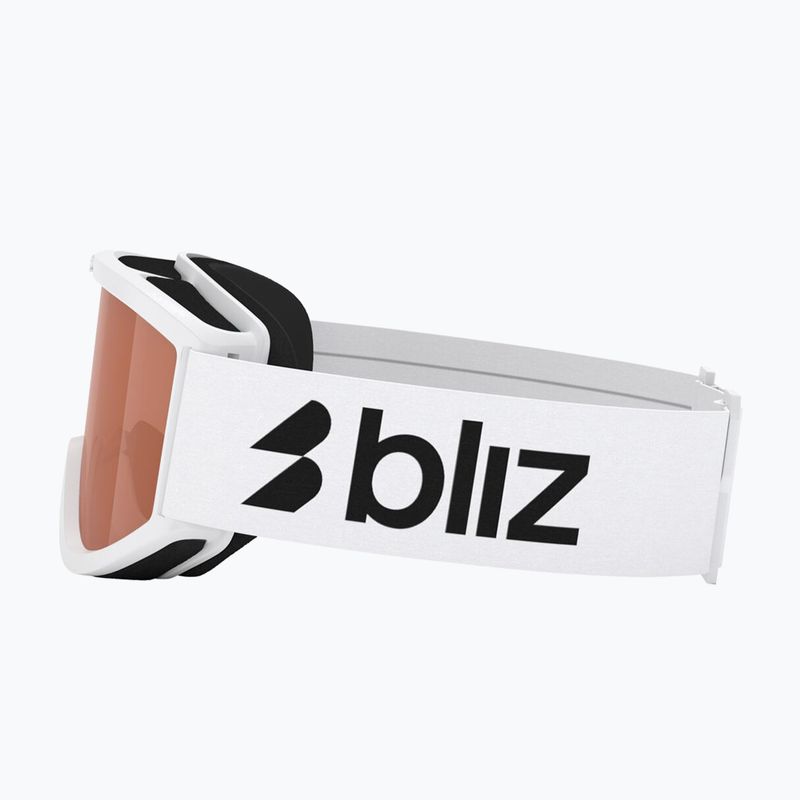 Ochelari de schi pentru copii Bliz Pixie Jr matte white/orange 4