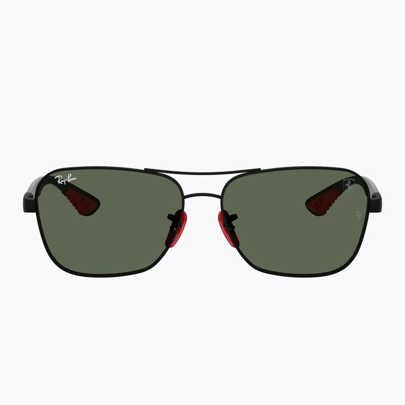 Ochelari de soare Ray-Ban Rb8336M Scuderia matt black/dark green 2