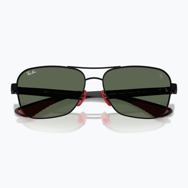 Ochelari de soare Ray-Ban Rb8336M Scuderia matt black/dark green 3