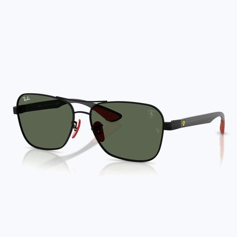 Ochelari de soare Ray-Ban Rb8336M Scuderia matt black/dark green 4