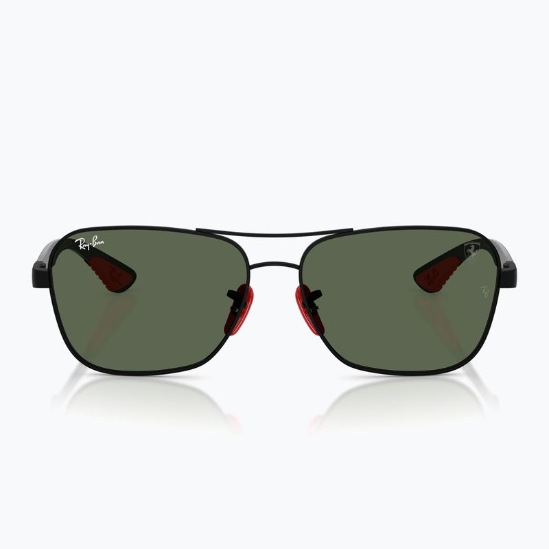 Ochelari de soare Ray-Ban Rb8336M Scuderia matt black/dark green 6