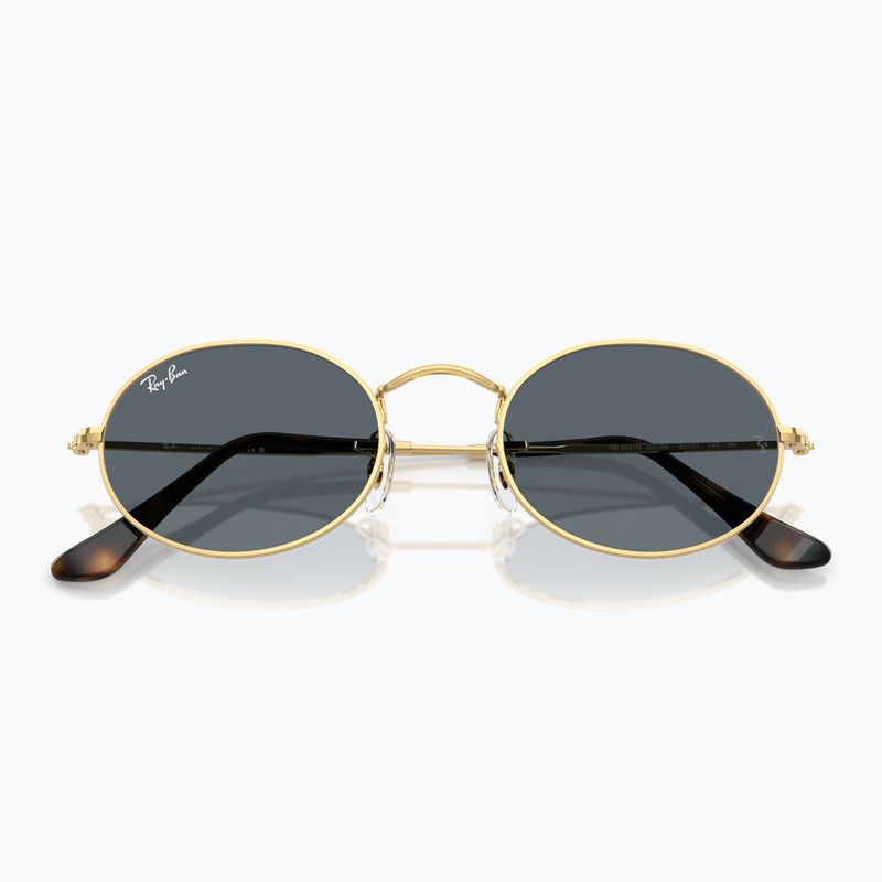 Ochelari de soare Ray-Ban Oval arista gold/blue 3