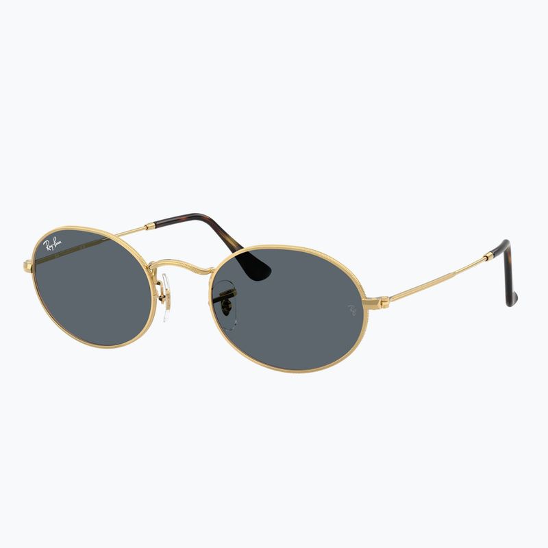Ochelari de soare Ray-Ban Oval arista gold/blue 4