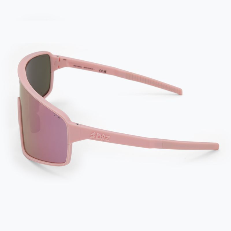 Ochelari de soare Bliz P001S matte powder pink/brown rosé multi 4