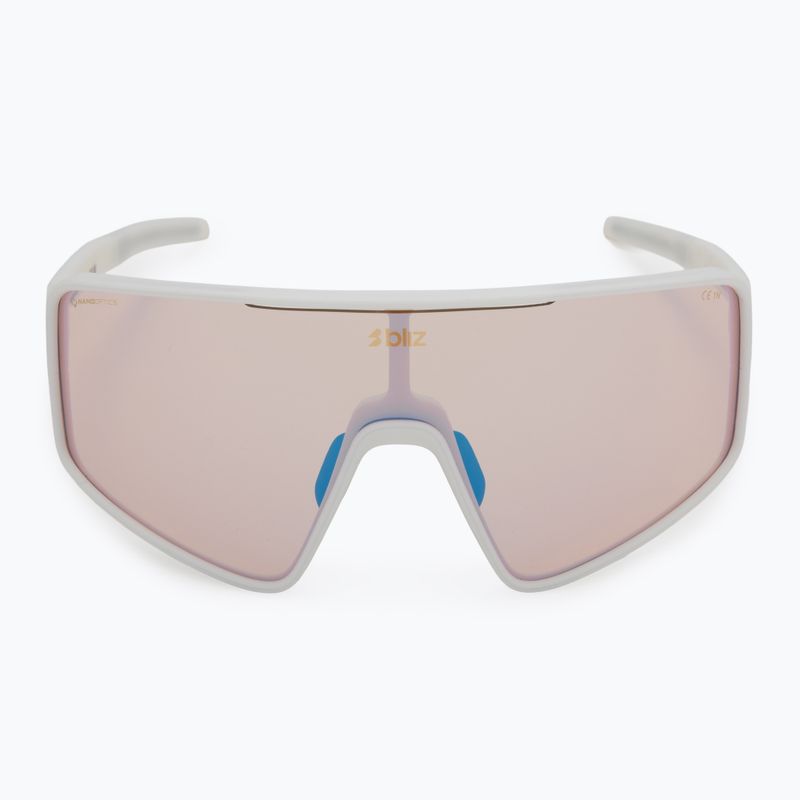 Ochelari de soare Bliz P001S Nano Optics Nordic Light matte white/coral/orange blue multi 3