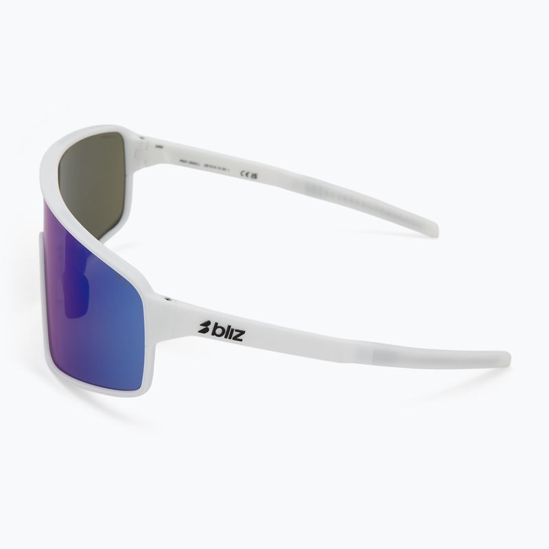 Ochelari de soare Bliz P001S matte white/grey blue mirror 4