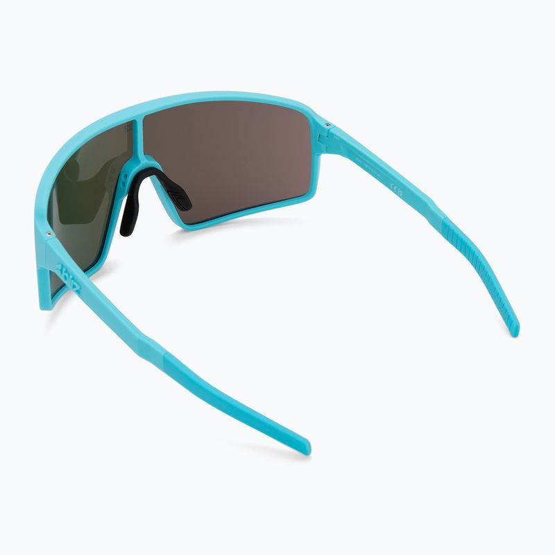 Ochelari de soare Bliz P001 matte turquoise/green/blue green revo 2