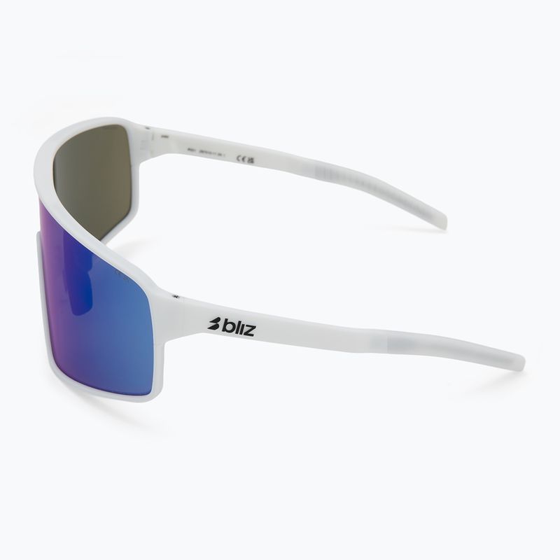 Ochelari de soare Bliz P001 matte white/grey blue mirror 4