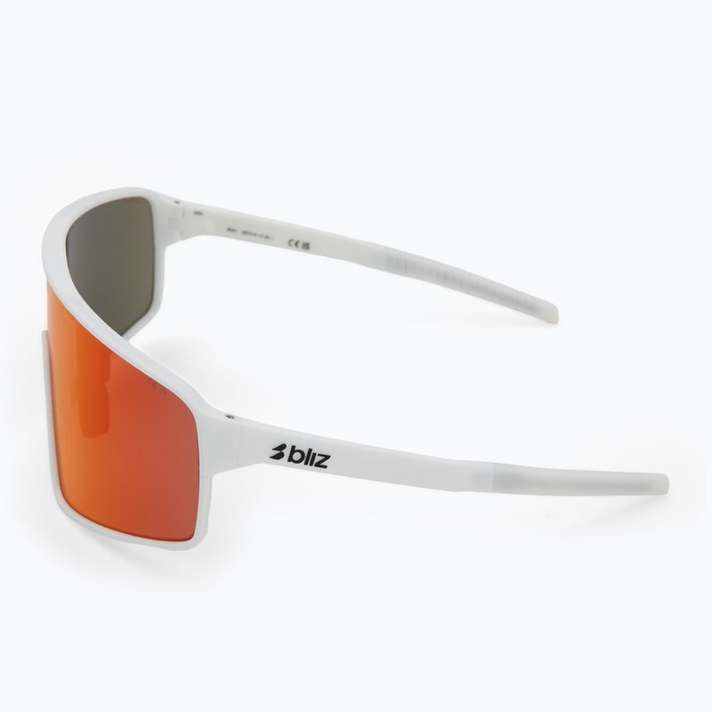 Ochelari de soare Bliz P001 matte white/brown red mirror 4