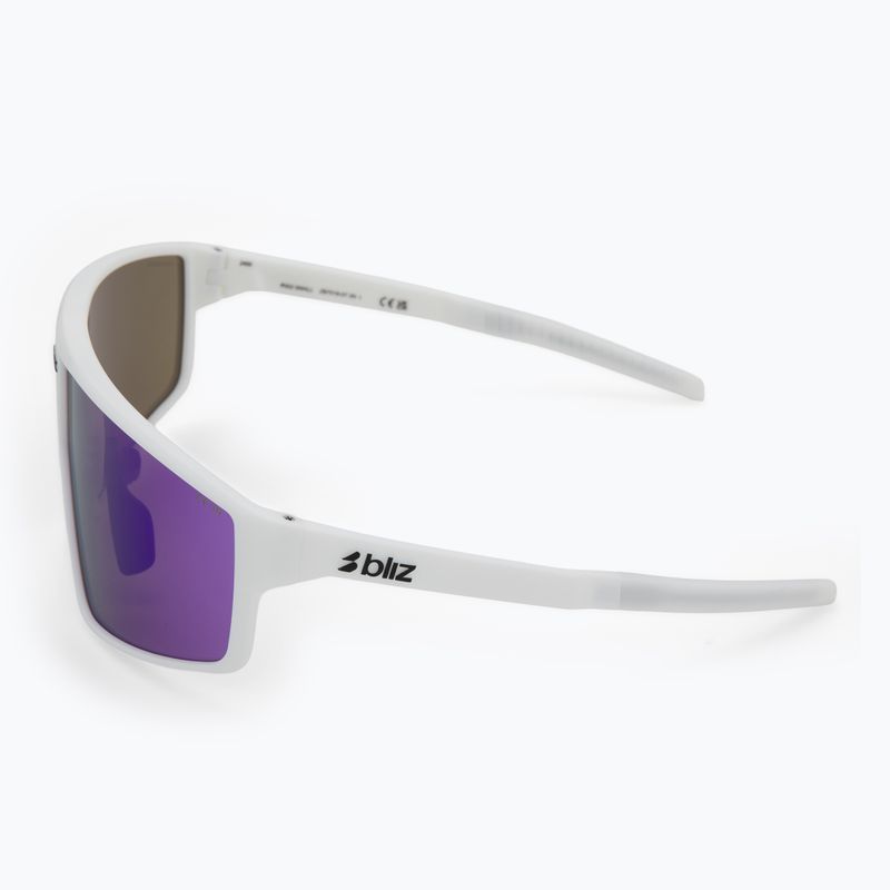Ochelari de soare Bliz P002S matte white/brown purple multi 4
