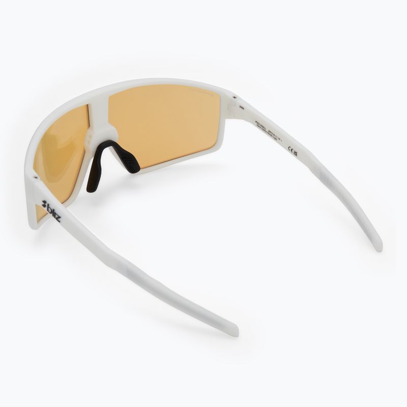 Ochelari de soare Bliz P002S Nano Optics Nordic Light matte white/coral/orange blue multi 2