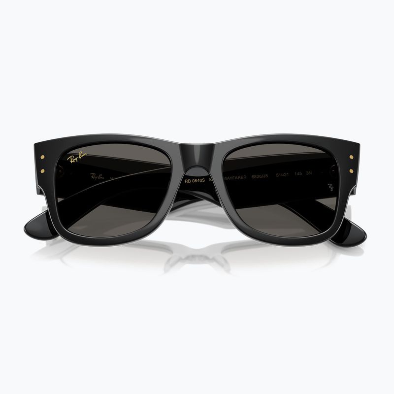 Ochelari de soare Ray-Ban Mega Wayfarer black/black 3