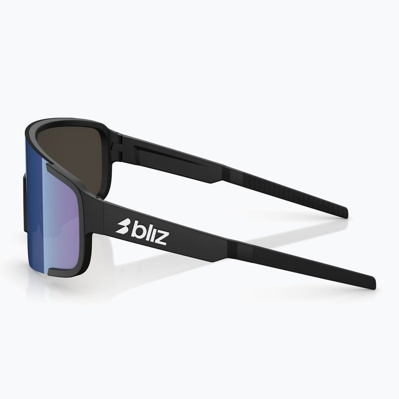 Ochelari de soare Bliz P003 Small matte black/grey blue mirror 4