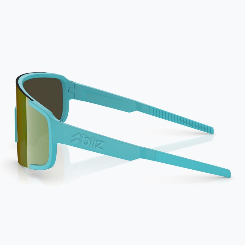 Ochelari de soare Bliz P003 Small matte turquoise/green/blue/green revo 4