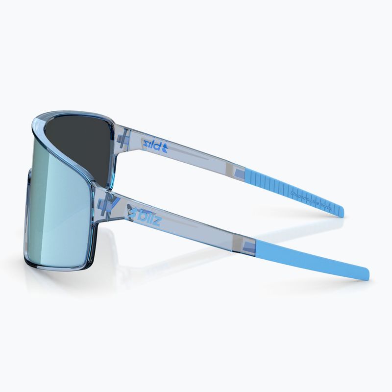 Ochelari de soare Bliz P001S transparent blue/smoke ice blue multi 3