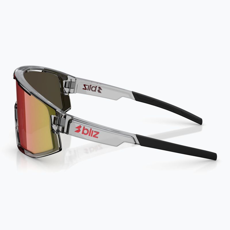 Ochelari de soare Bliz Fusion transparent dark grey/brow red multi 4