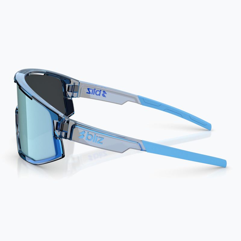 Ochelari de soare Bliz Fusion transparent blue/smoke ice blue multi 4