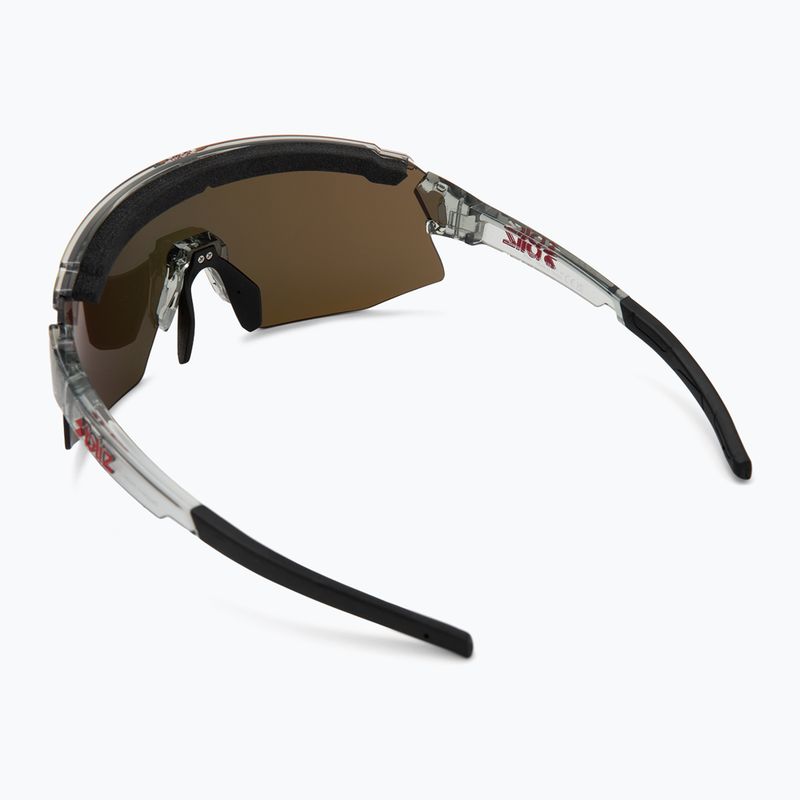 Ochelari de soare Bliz Breeze transparent dark grey/brown red multi 3