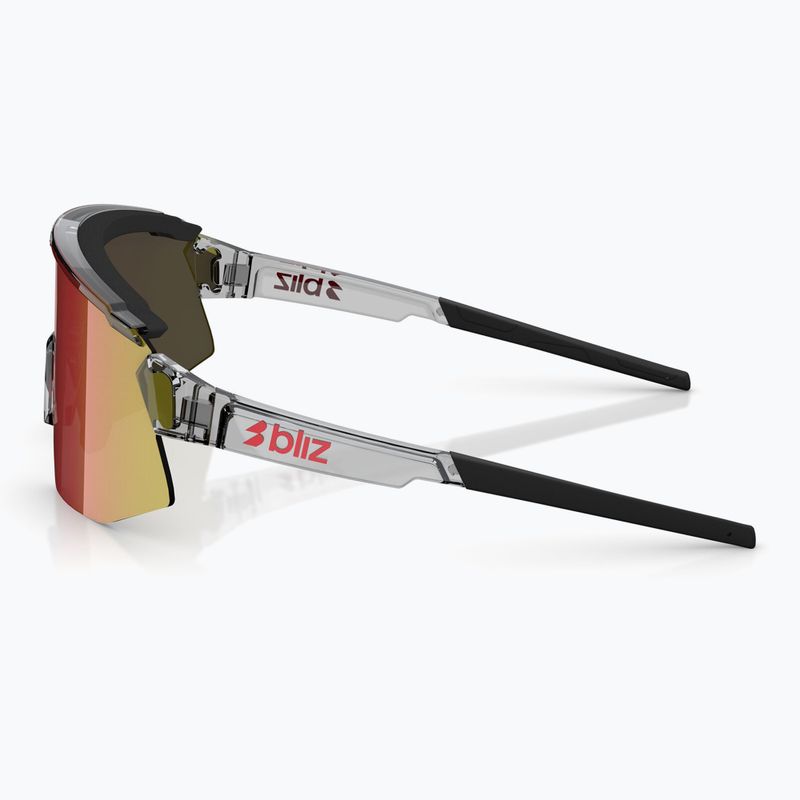 Ochelari de soare Bliz Breeze transparent dark grey/brown red multi 5