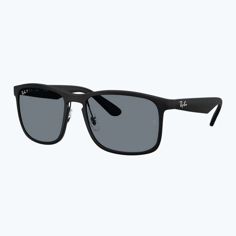 Ochelari de soare Ray-Ban Rb4264 Polarized+ Lenses matte matte black/blue polarized+ 3