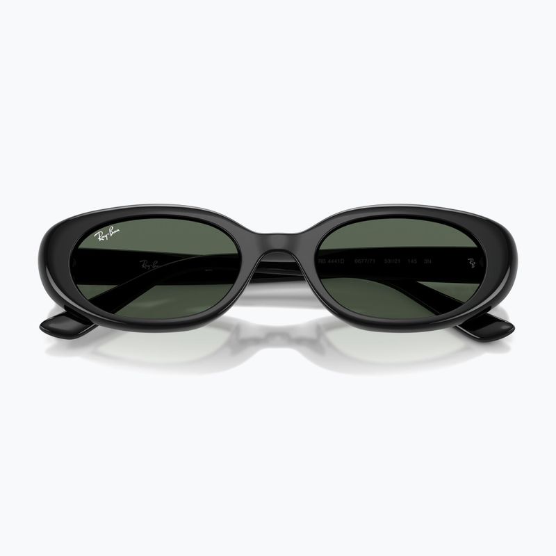 Ochelari de soare Ray-Ban RB4441D Bio-Based black/dark green 3