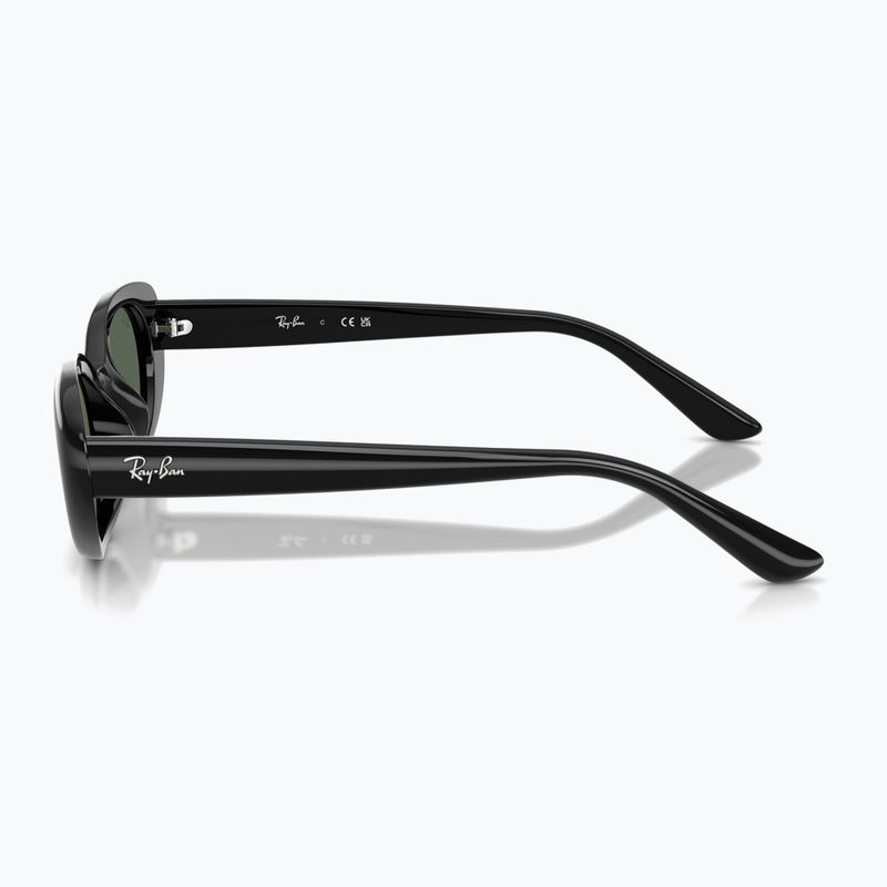 Ochelari de soare Ray-Ban RB4441D Bio-Based black/dark green 6