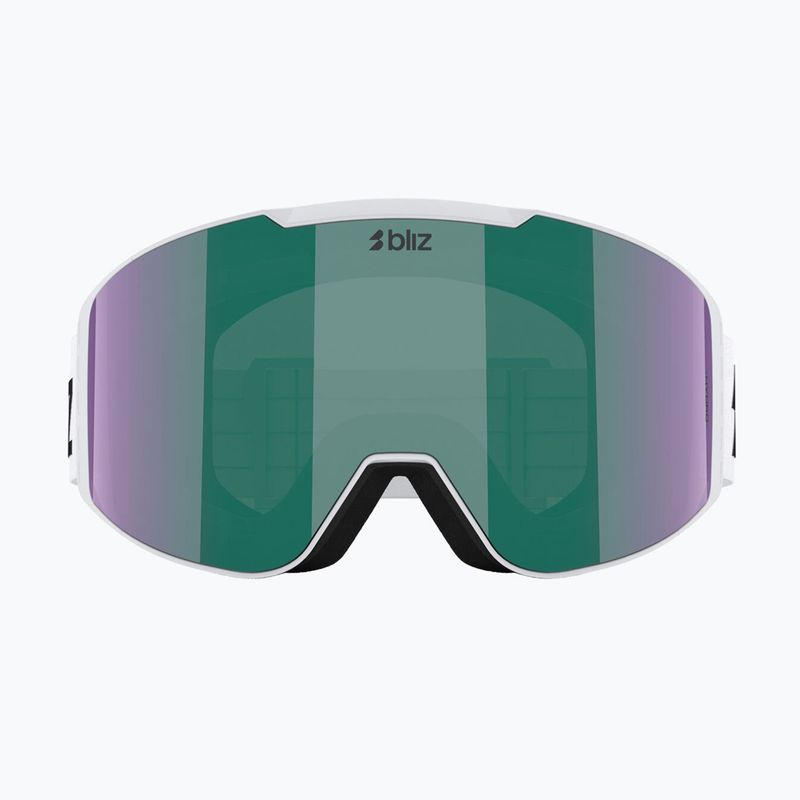 Ochelari de schi Bliz G004 matte white/brown/green multi 2