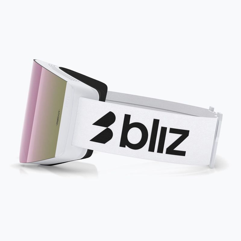 Ochelari de schi Bliz G003S matte white/brown/pink multi 4