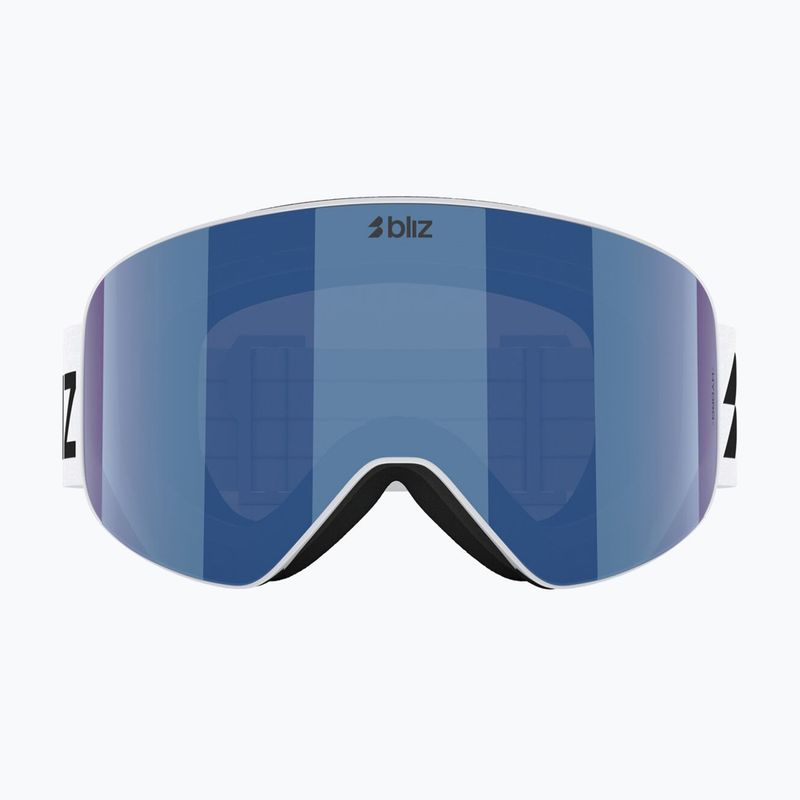 Ochelari de schi Bliz Flow matte white/brown/blue multi 2