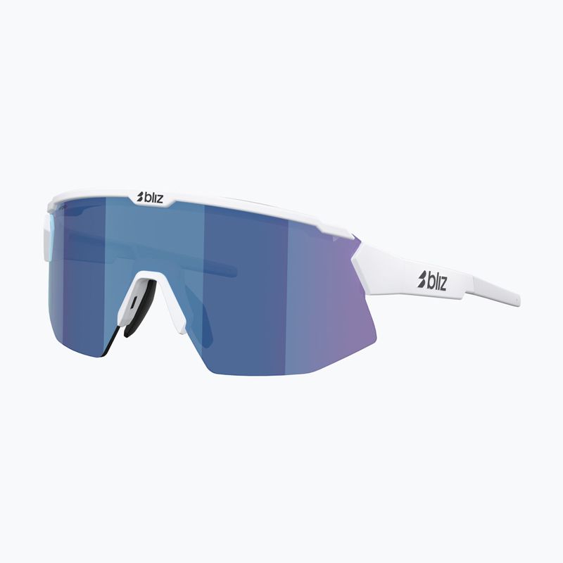 Ochelari de soare Bliz Breeze Small matte white/smoke blue multi/pink
