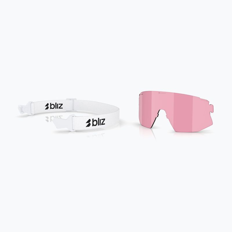 Ochelari de soare Bliz Breeze Small matte white/smoke blue multi/pink 6