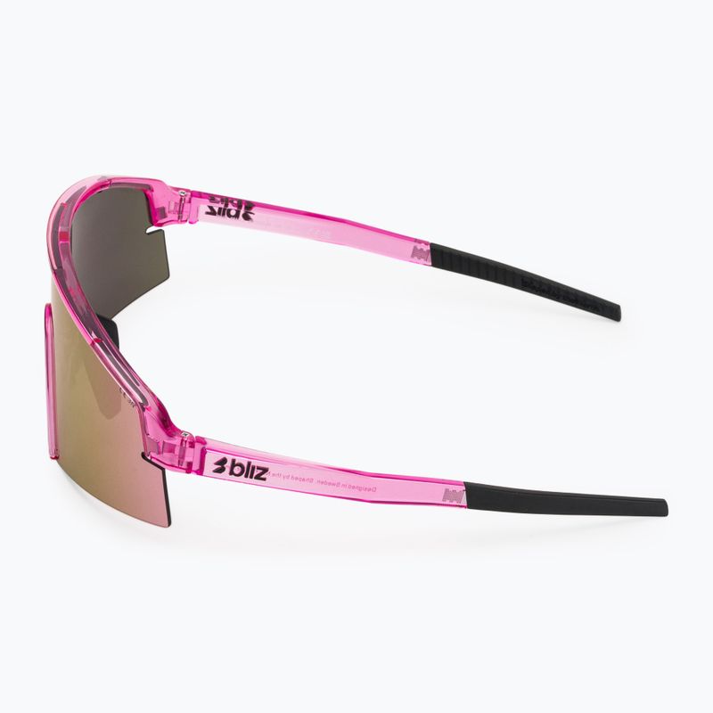 Ochelari de soare Bliz P006S transparent pink/brown rose multi 4