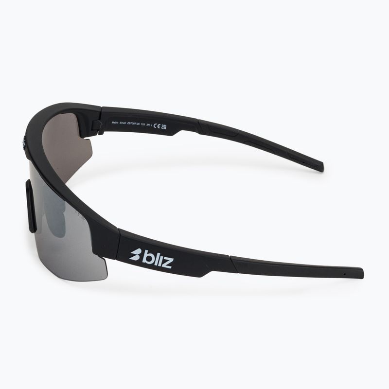 Ochelari de soare Bliz Matrix Small matte black/smoke silver mirror 4