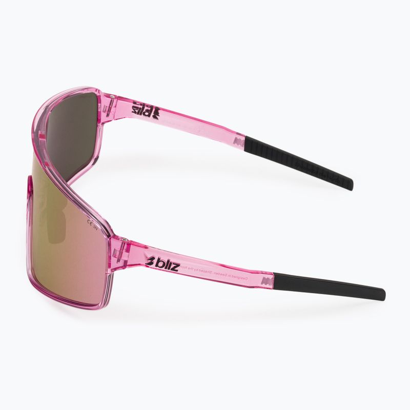 Ochelari de soare Bliz P001S transparent pink/brown rose multi 4