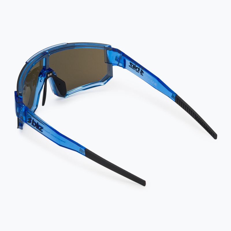 Ochelari de soare Bliz P005S transparent blue/smoke blue multi 2