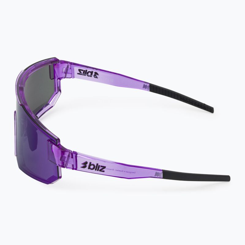Ochelari de soare Bliz P005 transparent purple/smoke purple mirror 4