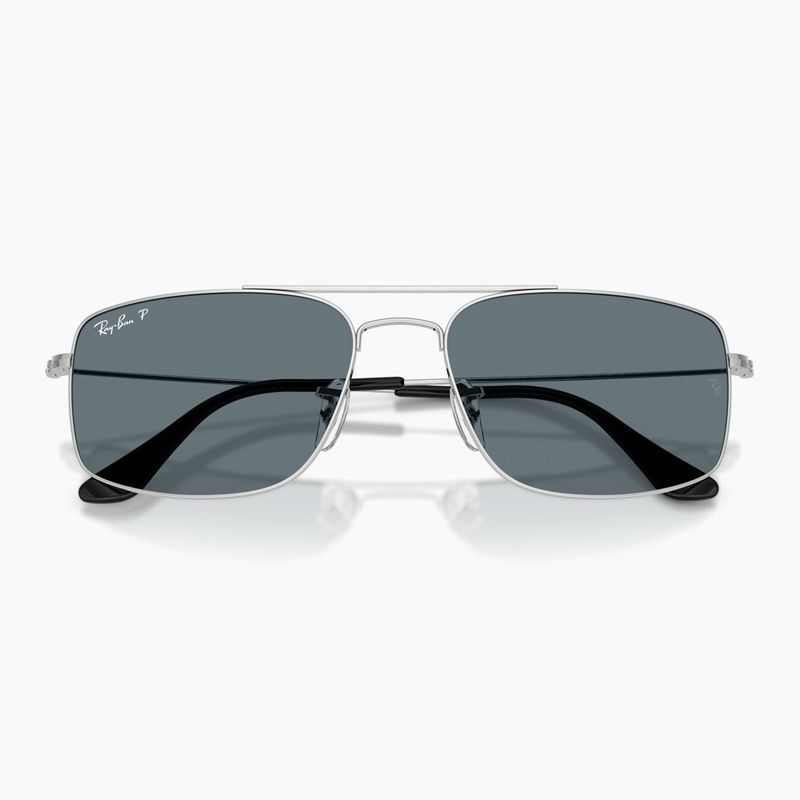 Ochelari de soare Ray-Ban Explorer III silver/dark blue polarized 3