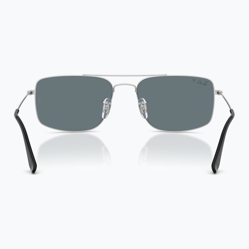 Ochelari de soare Ray-Ban Explorer III silver/dark blue polarized 5