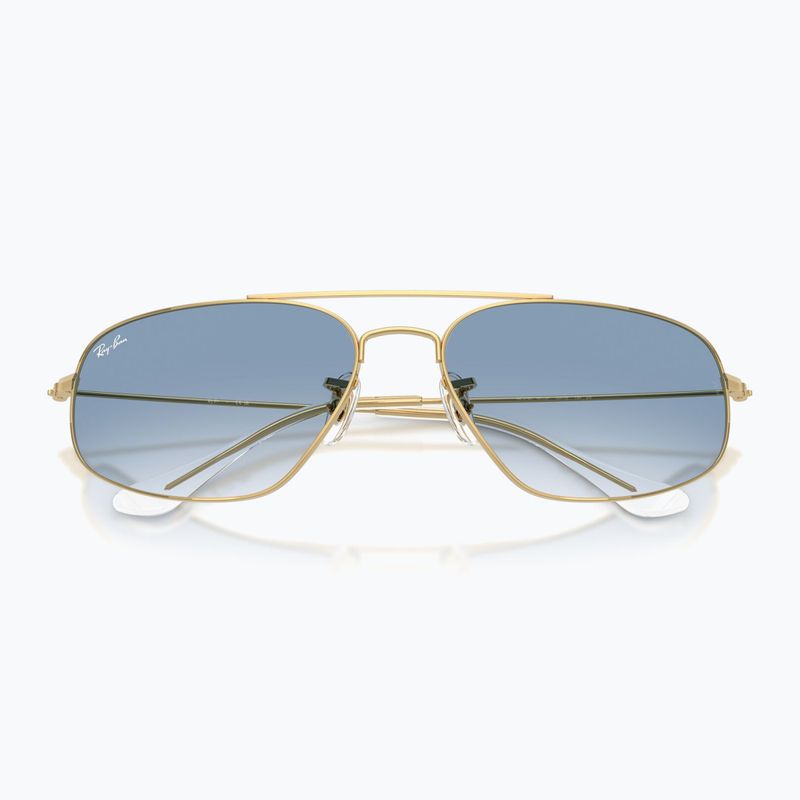 Ochelari de soare Ray-Ban RB3780 arista gold/transparent blue gradient 4