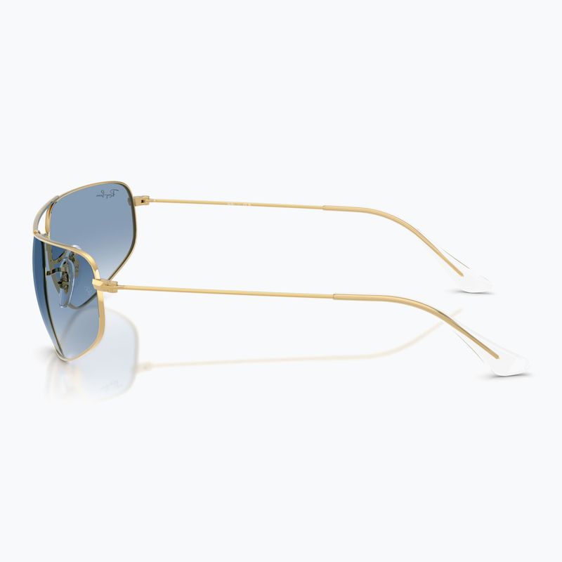 Ochelari de soare Ray-Ban RB3780 arista gold/transparent blue gradient 6