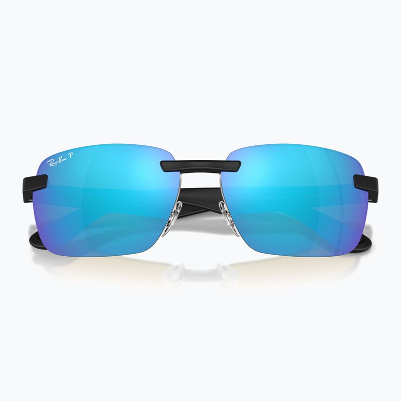 Ochelari de soare Ray-Ban RB4470 Polarized+ Lenses matte sand black/green chromance 3