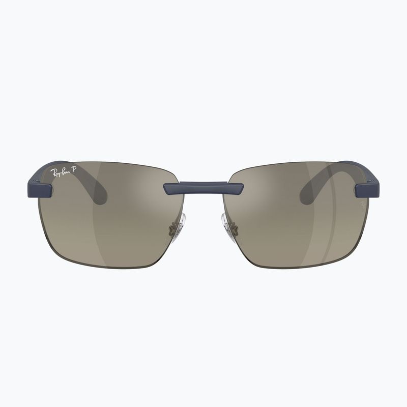 Ochelari de soare Ray-Ban RB4470 Polarized+ Lenses sand dark blue/grey gradient chromance 2