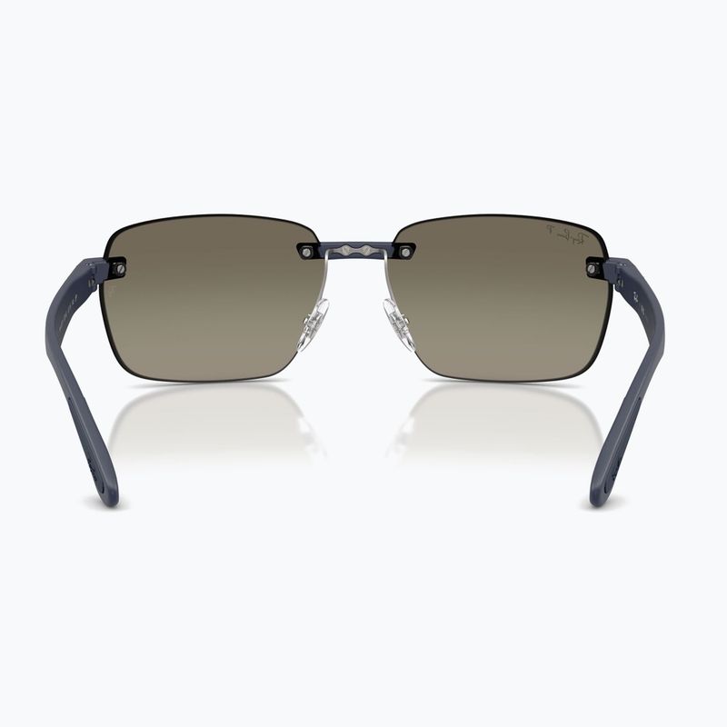 Ochelari de soare Ray-Ban RB4470 Polarized+ Lenses sand dark blue/grey gradient chromance 5