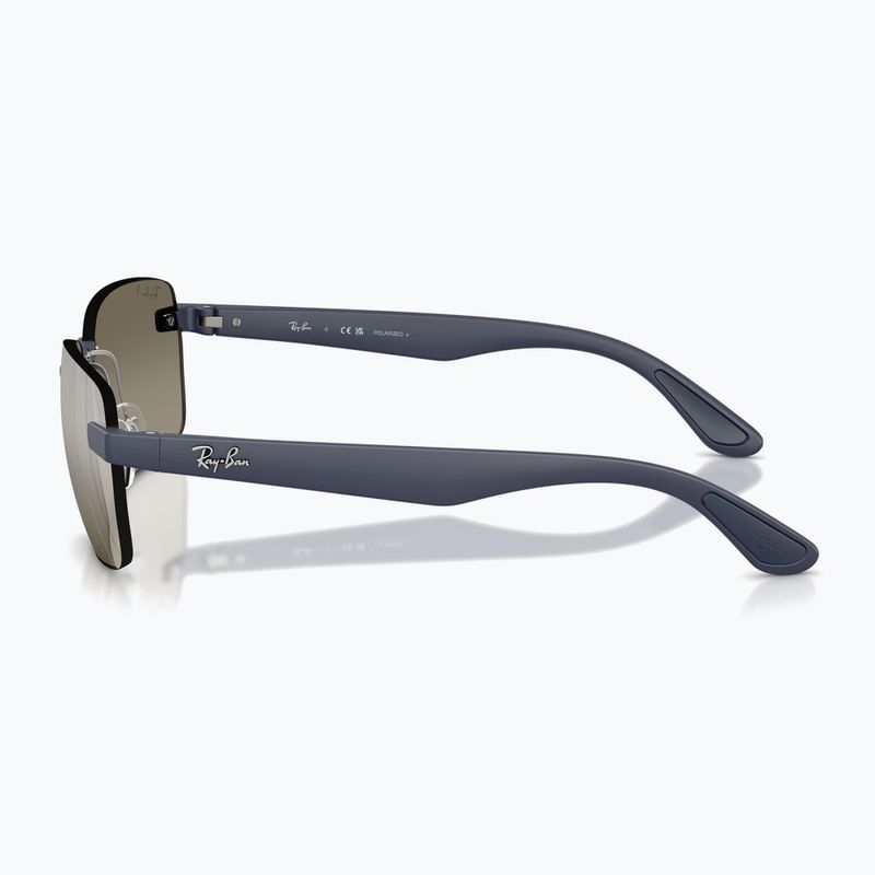 Ochelari de soare Ray-Ban RB4470 Polarized+ Lenses sand dark blue/grey gradient chromance 6