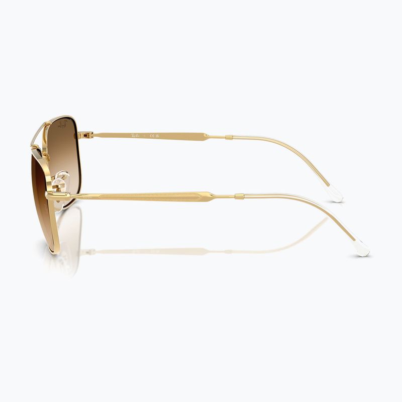 Ochelari de soare Ray-Ban Bain Bridge arista gold/brown gradient 6