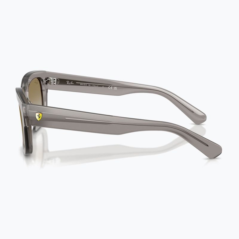 Ochelari de soare Ray-Ban RB2228M Scuderia transparent grey/brown mirror gold 6